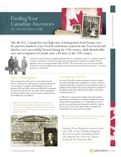 Finding Your Canadian Ancestors on Ancestry