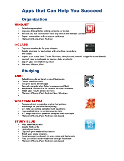 Apps that Can Help You Succeed