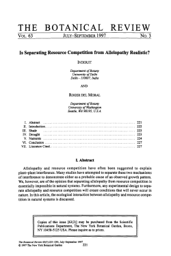 Is separating resource competition from allelopathy realistic?