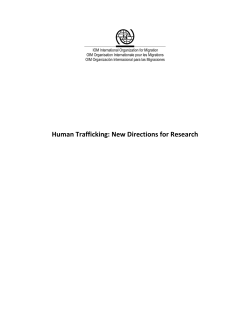 Human trafficking - International Organization for Migration