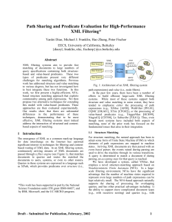 Path Sharing and Predicate Evaluation for High