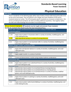 Physical Education - Renton School District