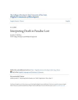 Interpreting Death in Paradise Lost