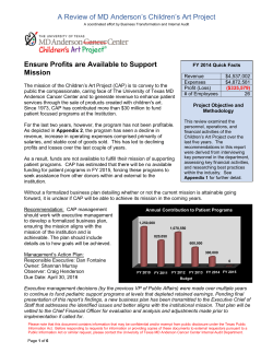 A Review of MD Anderson`s Children`s Art Project Ensure Profits are
