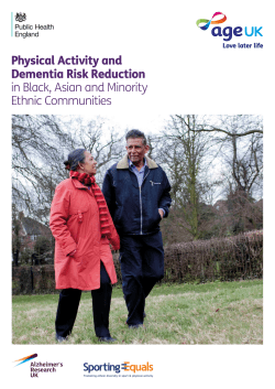 Physical Activity and Dementia Risk Reduction in Black