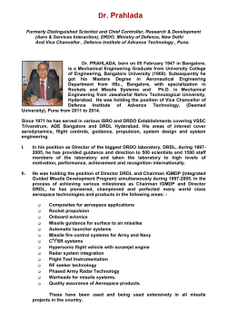 Read CV - National Institute of Advanced Studies