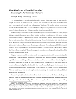 Mind-Wandering is Unguided Attention Accounting