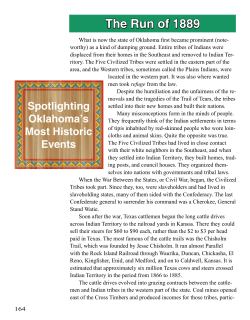The Run of 1889 - Oklahoma Uniquely American