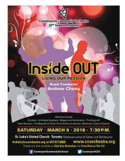 Mar 2016 - Counterpoint Community Orchestra