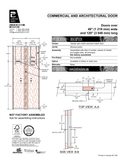 Doors over 120 inches and 48 inches