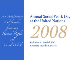 Annual Social Work Day at the United Nations