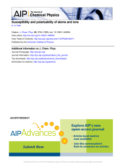 Susceptibility and polarizability of atoms and ions