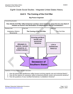 Grade 8 Social Studies Unit 5