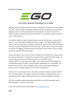 ego`s new lithium-ion lawn mower is a cut above