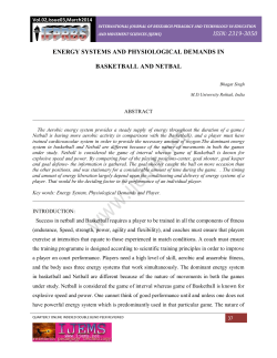 issn: 2319-3050 energy systems and physiological demands in