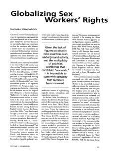 Gloabizing Sex Worker Rights by Kamala Kempadoo