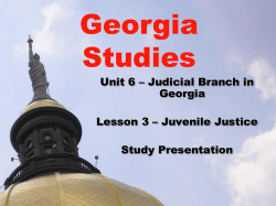Georgia and the American Experience