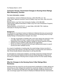 Government Changes to Nursing Home Ratings Were Necessary