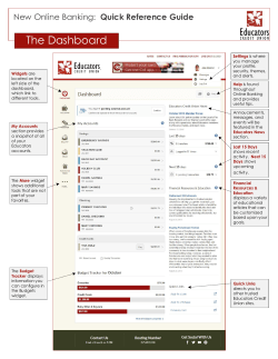 The Dashboard - Educators Credit Union