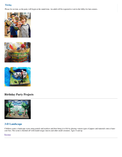 Birthday Parties - Avenue Road Arts School, Toronto, ON