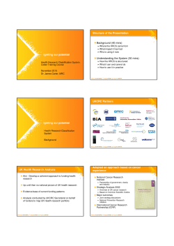 Main Presentation (Slideset)