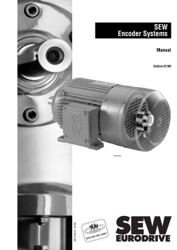 SEW Encoder Systems Manual - SEW