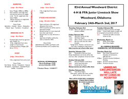2017 District Livestock Show Program