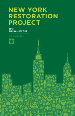 NEW YORK RESTORATION PROJECT