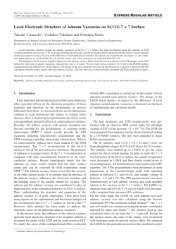 Local Electronic Structure of Adatom Vacancies on Si(111)
