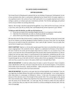 to this file.  - The United Church in Meadowood