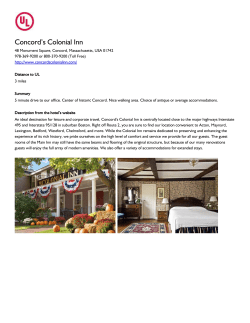 Concord`s Colonial Inn