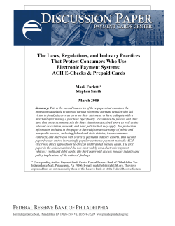 The Laws, Regulations, and Industry Practices That Protect