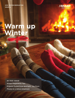 Warm up Winter - Sharp Propane