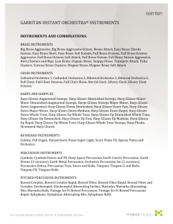 IO - Instrument List