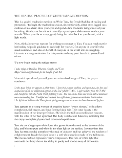 THE HEALING PRACTICE OF WHITE TARA