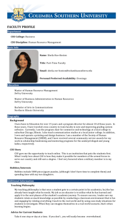 Professor Sheila Roe