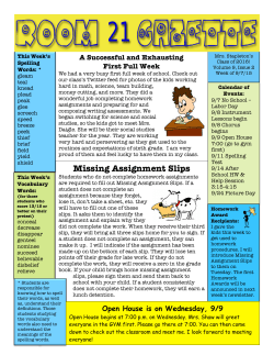 Missing Assignment Slips