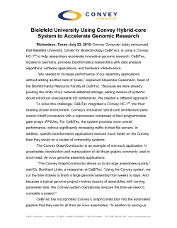 Bielefeld University Using Convey Hybrid
