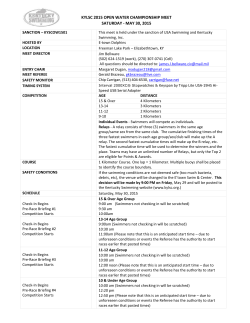 kylsc 2015 open water championship meet