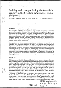 Stability and changes during the twentieth century in the breeding