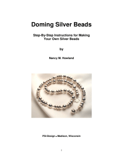 Doming Silver Beads - PSI