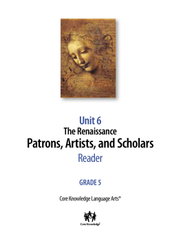 Patrons, Artists, and Scholars