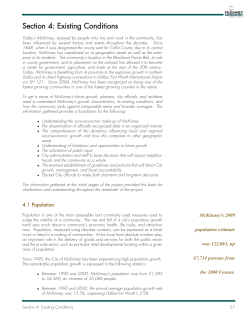 Section 4: Existing Conditions