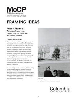 FraminG ideas - Museum of Contemporary Photography