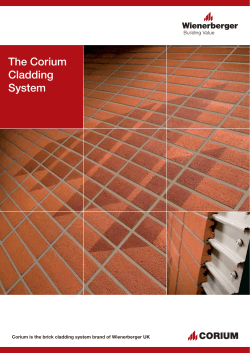 The Corium Cladding System (Wienerberger UK)