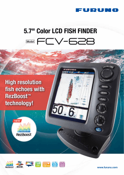 5.7" Color LCD FISH FINDER