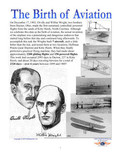 On December 17, 1903, Orville and Wilbur Wright, two brothers from