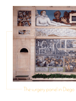 The surgery panel in Diego Rivera`s Detroit