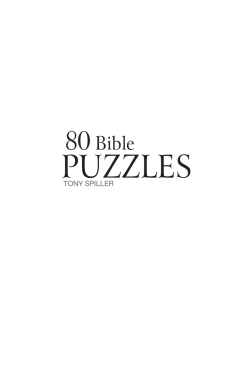 Puzzles - BRF Online