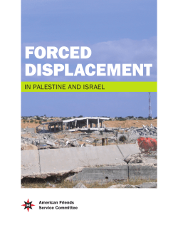 Forced Displacement in Palestine and Israel
